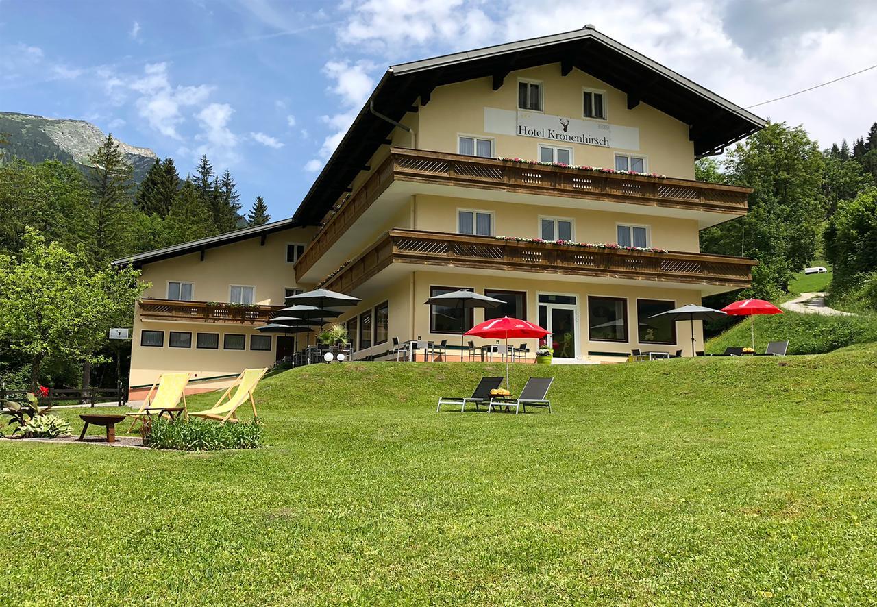 Hotel Kronenhirsch Rußbach am Paß Gschütt Zewnętrze zdjęcie